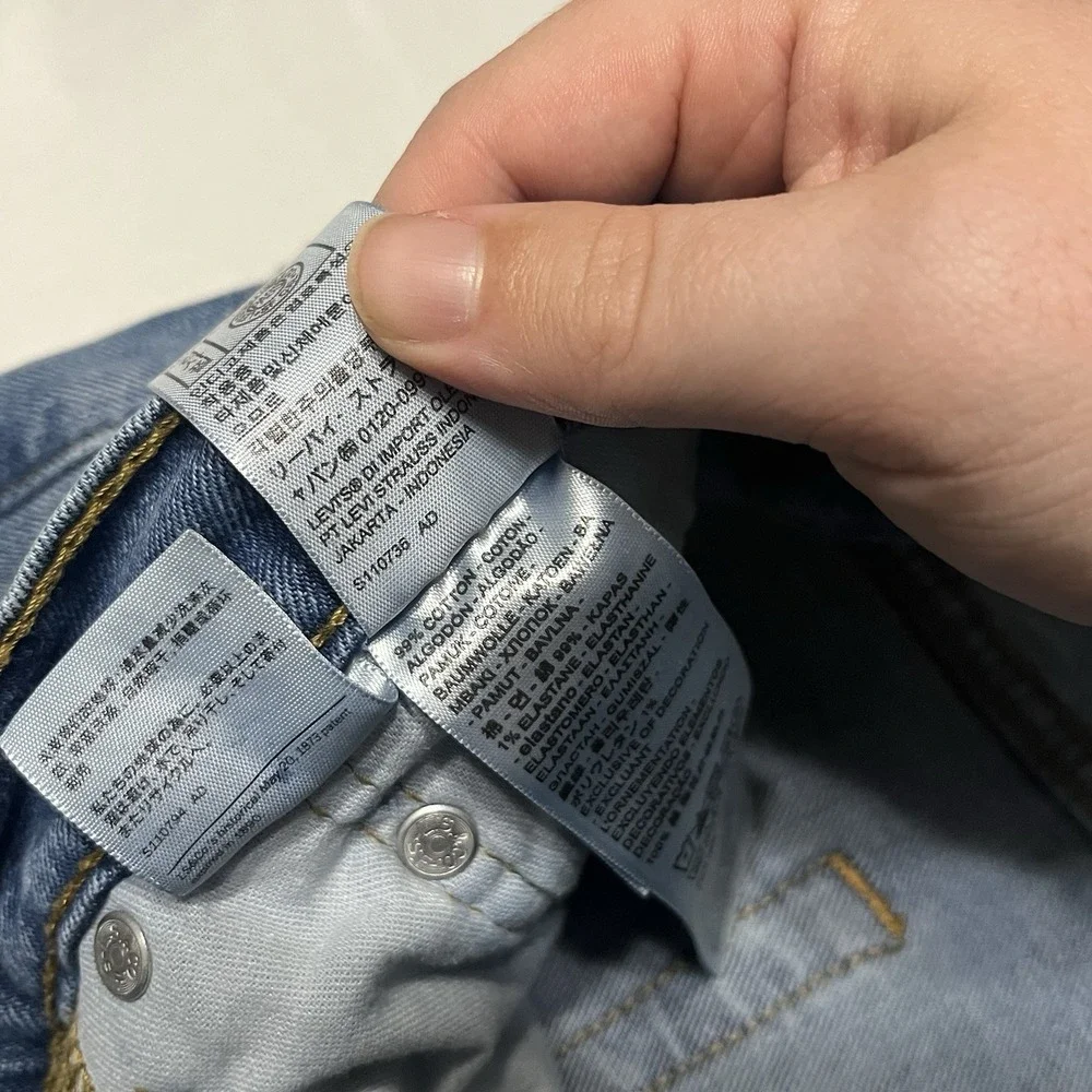 Levi's 550 Relaxed Tapered Jeans Size 30x34 Fits (29x32) Medium Wash